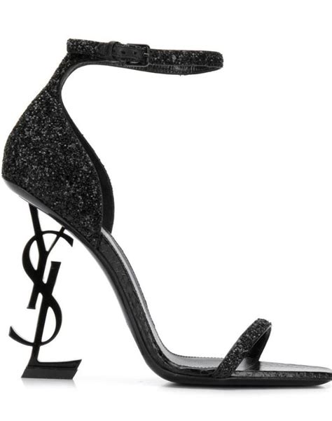 ysl glitter heels|ysl sandals.